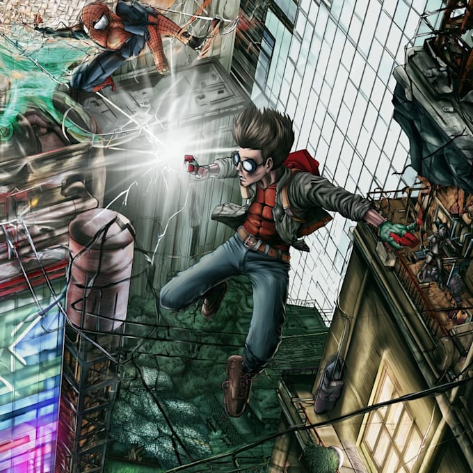 draw your full color comic book
