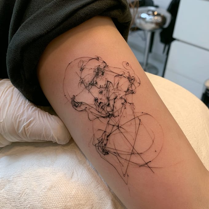 design a minimalist fine line tattoo