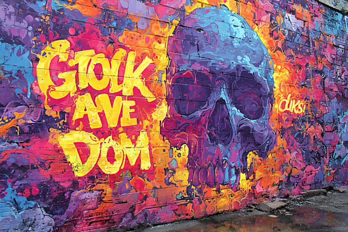 design graffiti designs, murals and wall arts