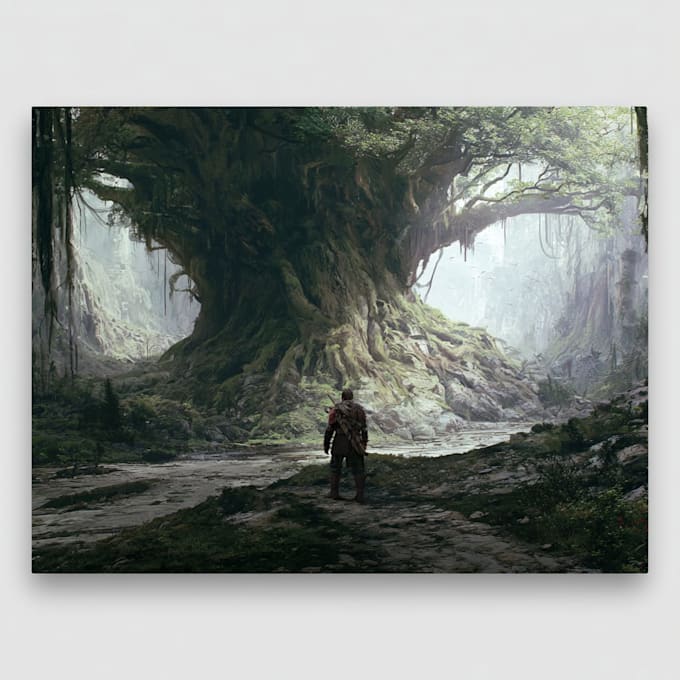 create a amazing fantasy custom illustration