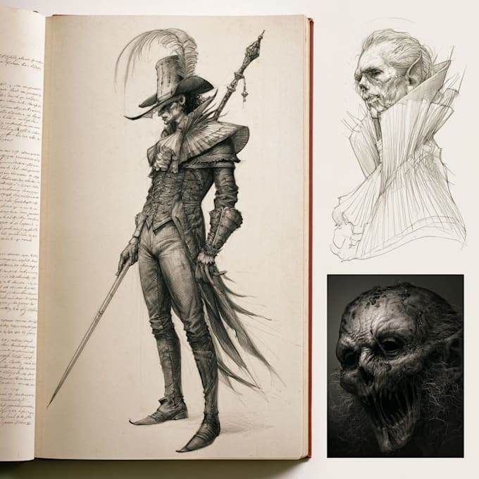 fantasy horror character design