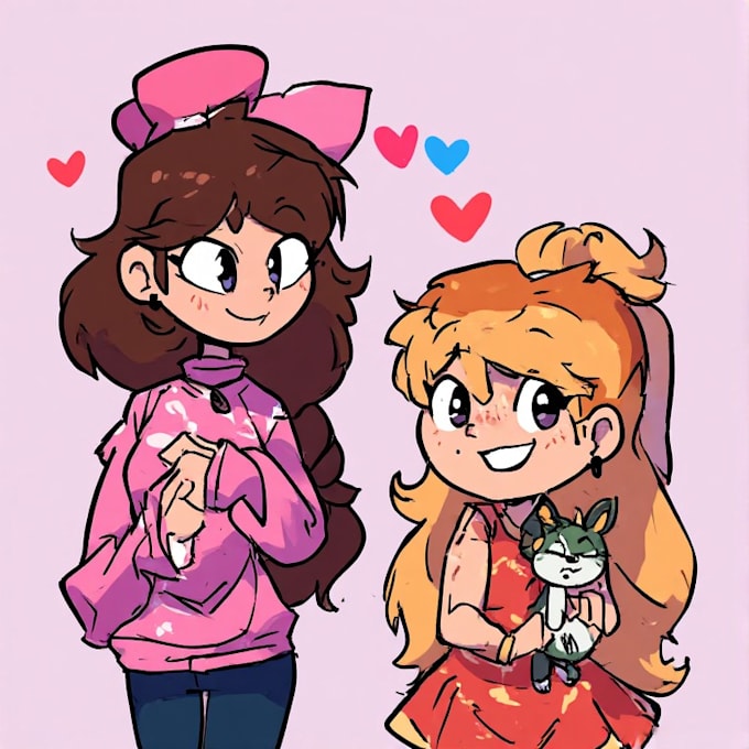 do a cartoon character art