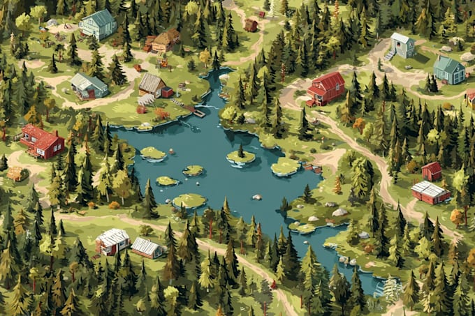 make vector map designs
