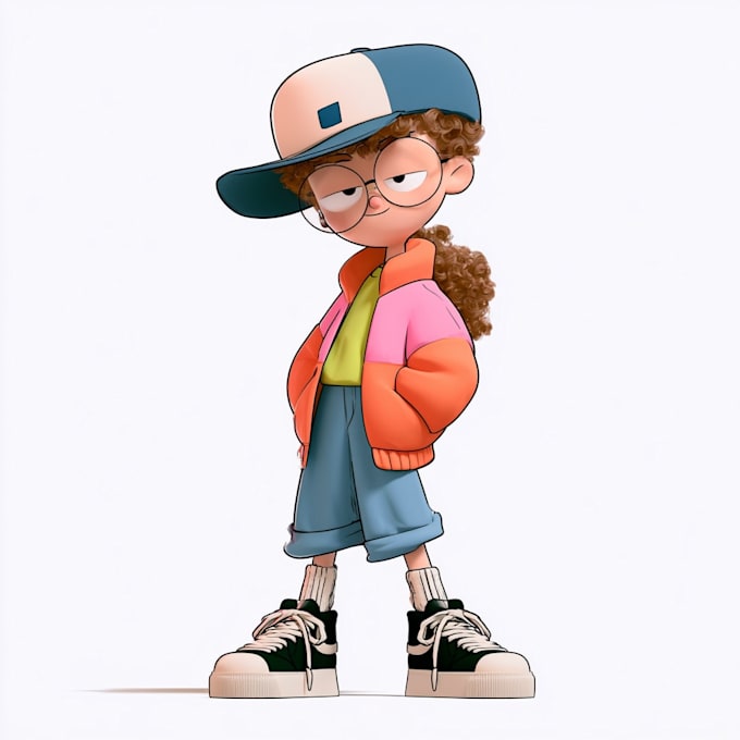 design cartoon characters for nft collections with metadata