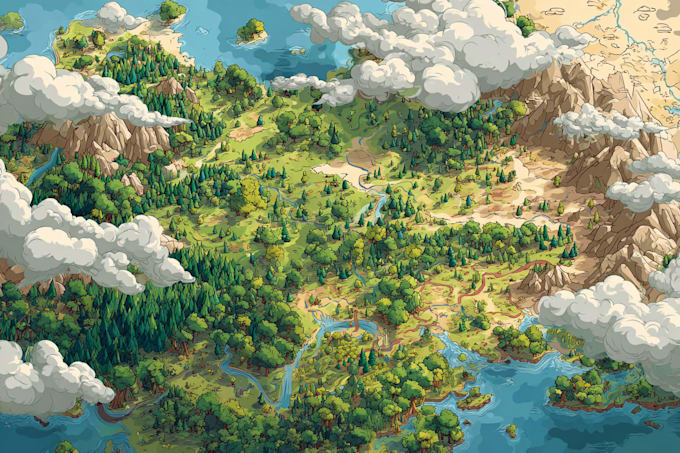do vector map illustration and design