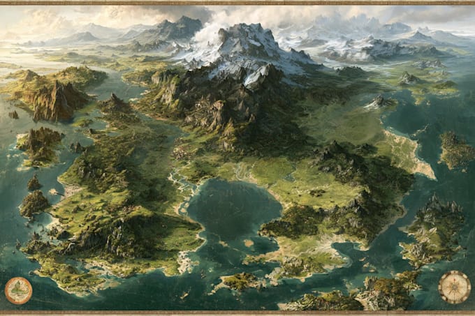 draw a map illustration for you