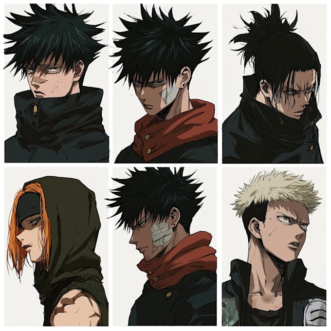 design professional anime character sheets for your project