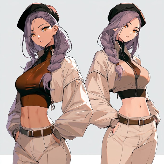 create anime character sheet