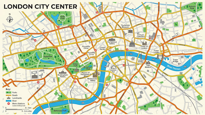 draw fantasy map, game map, site plan, event map, real estate map and vector map
