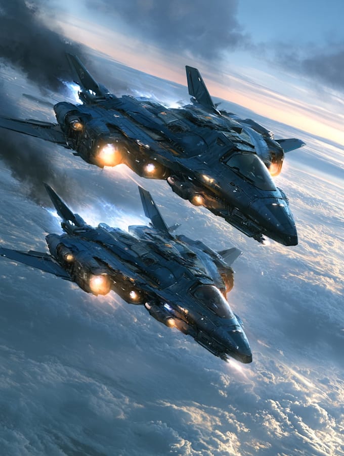 make sci fi spaceship models