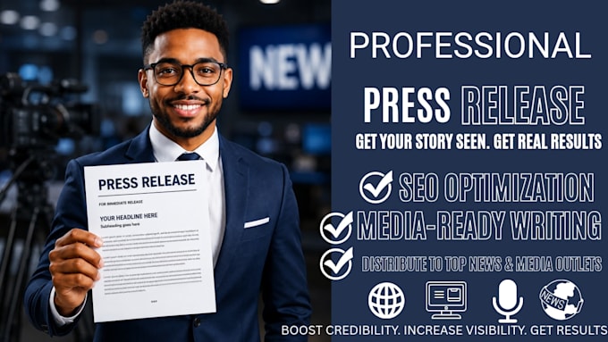 write a professional press release for your campaign