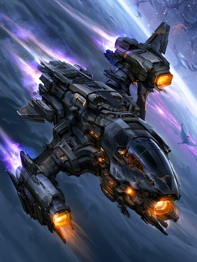 sci fi and spaceship design