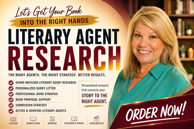 write your query letter, synopsis and book proposal for literary agent