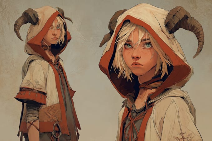 draw character sheet or reference sheet