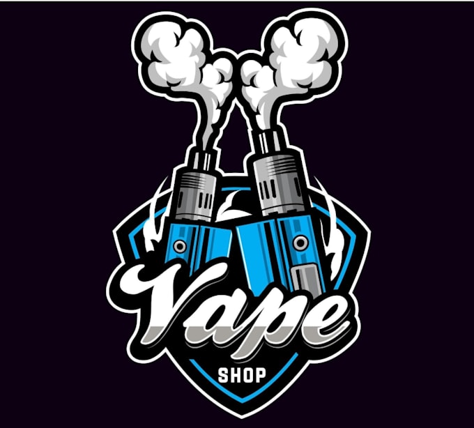 create a fantastic and beautiful vape logo design