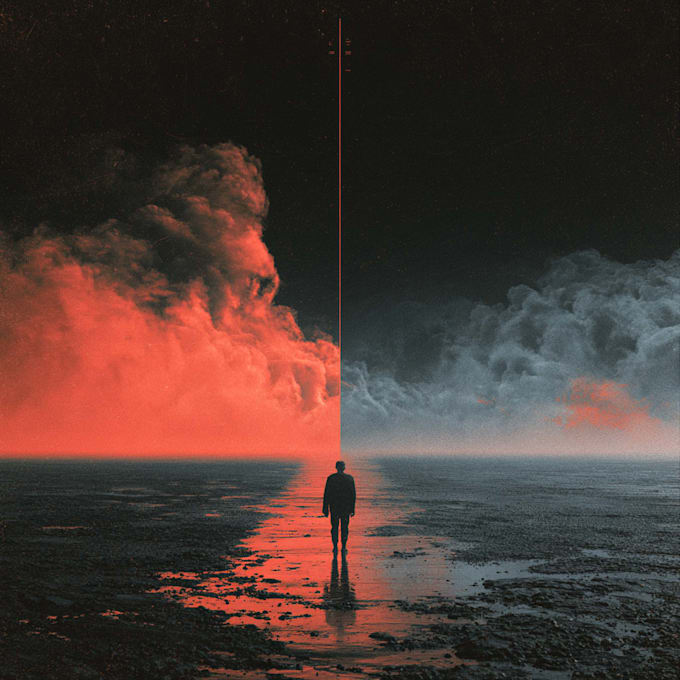 design creative album cover art or music artwork