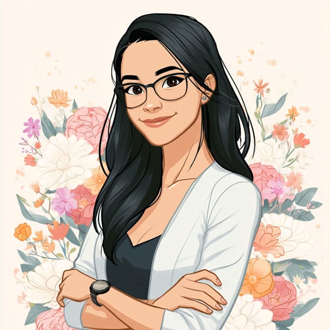 draw or paint artistic portrait of you