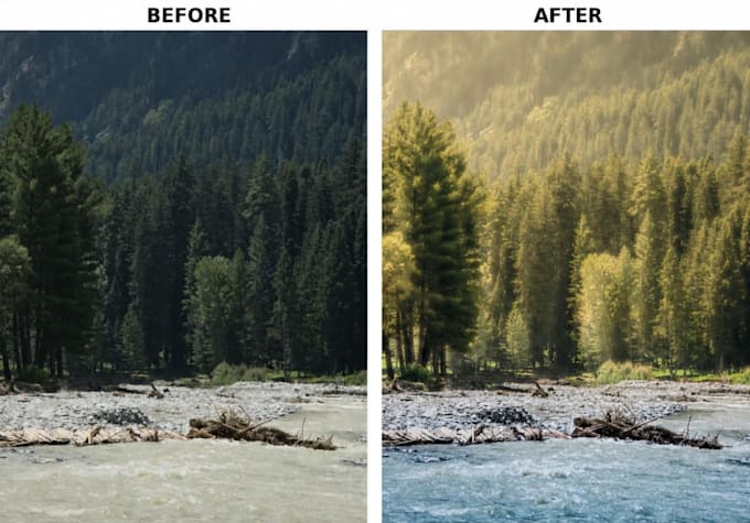 do professional lightroom photo editing and color correction