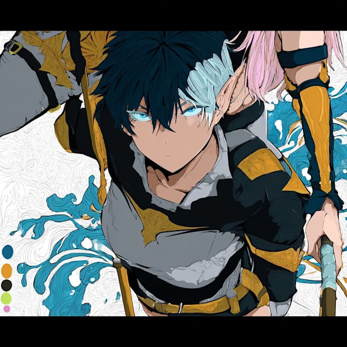 do a anime character
