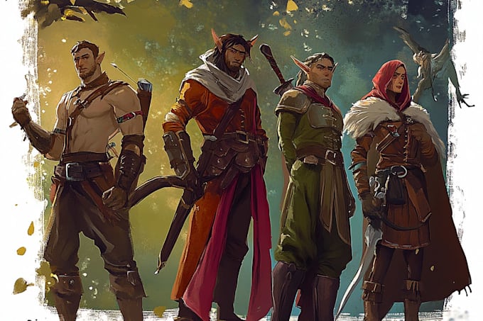 dnd, fantasy character and dnd character