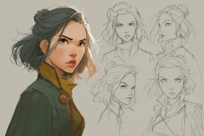 draw super awesome character design