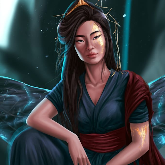 draw custom character art and character illustration