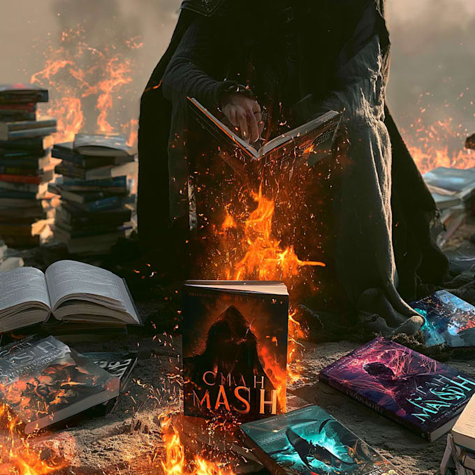 design a professional fantasy book cover