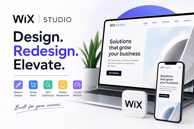 wix website design wix website redesign wix fix wix website edit wix mobile