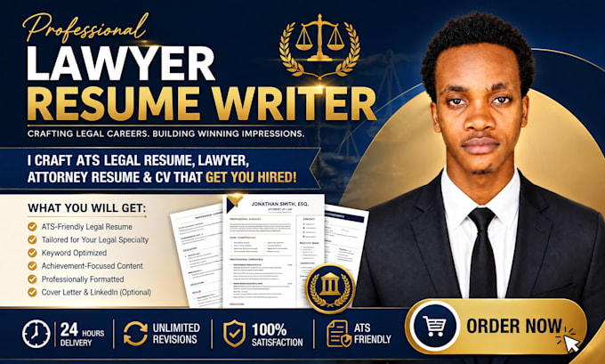 write an ats optimized resume for legal professionals