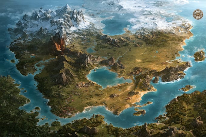 make an amazing world or regional custom fantasy map