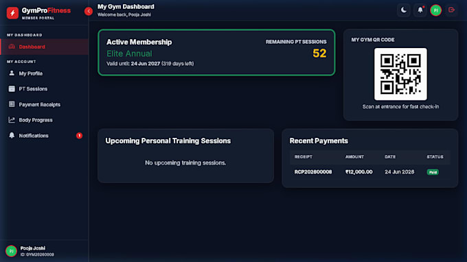 gympro fitness management system