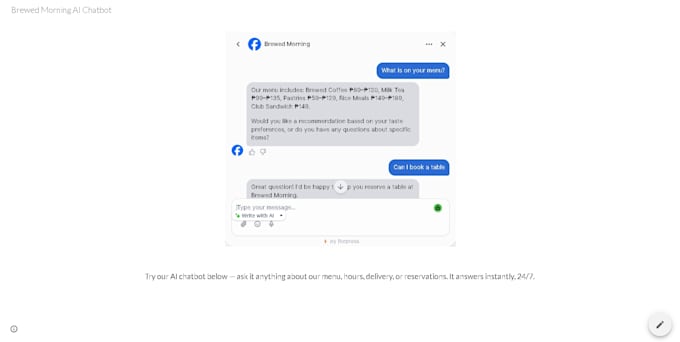 build an ai chatbot for your local business using botpress