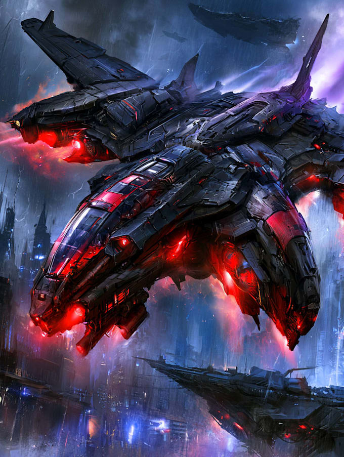 make sci fi spaceship models