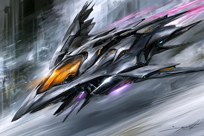 do sci fi spaceship design