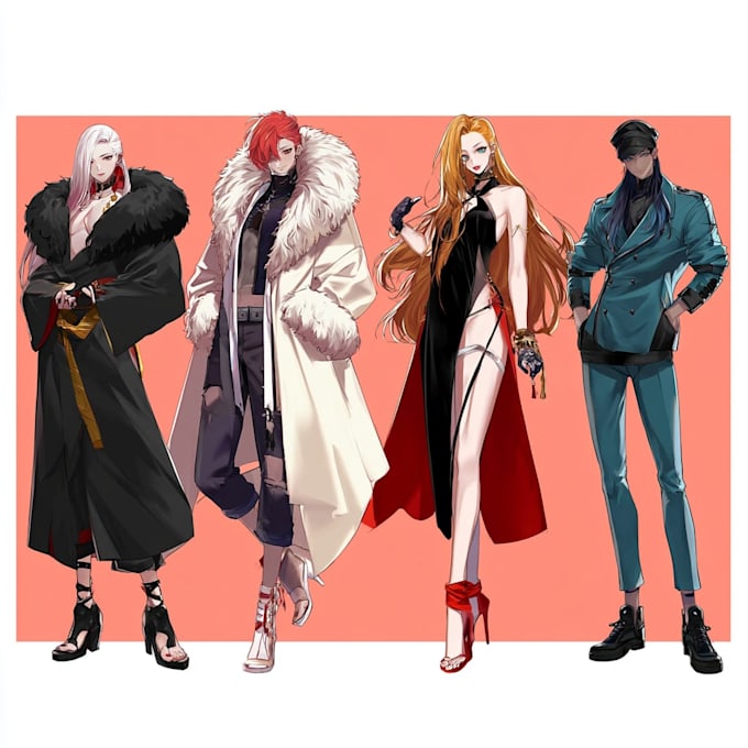 do anime character sheet for you