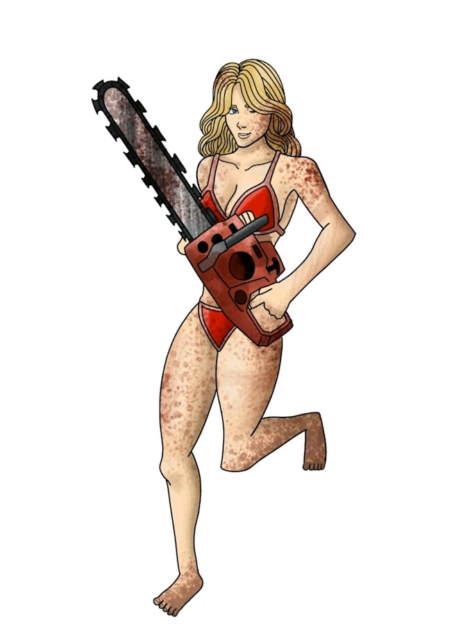 draw gritty western comic style character illustrations
