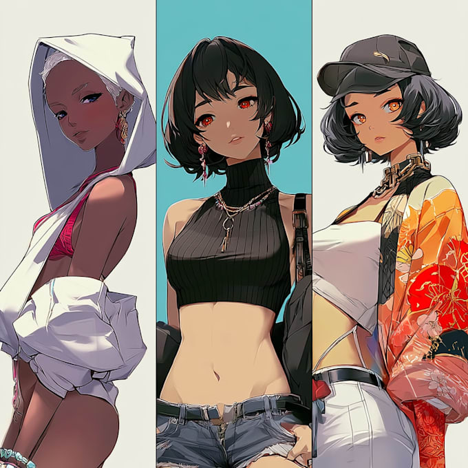 do a anime character