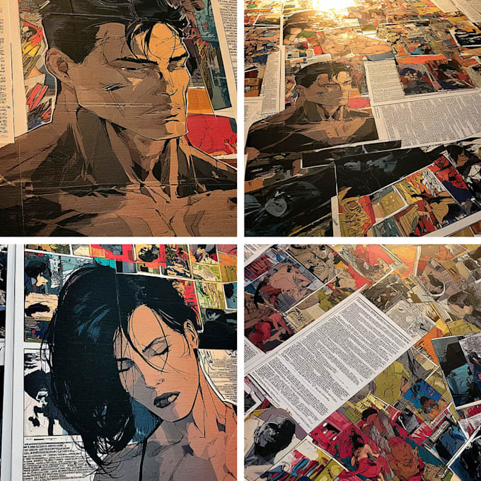 draw manga comic book illustration or webtoon cover