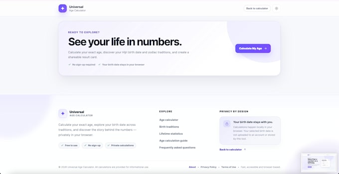 build a custom online calculator or interactive web tool