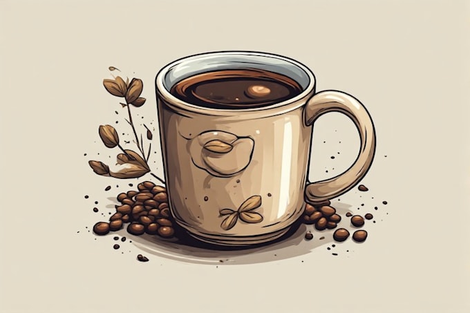 do professional coffee mug design, custom mug design