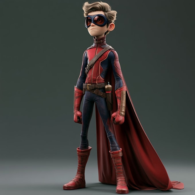 superhero character for comics