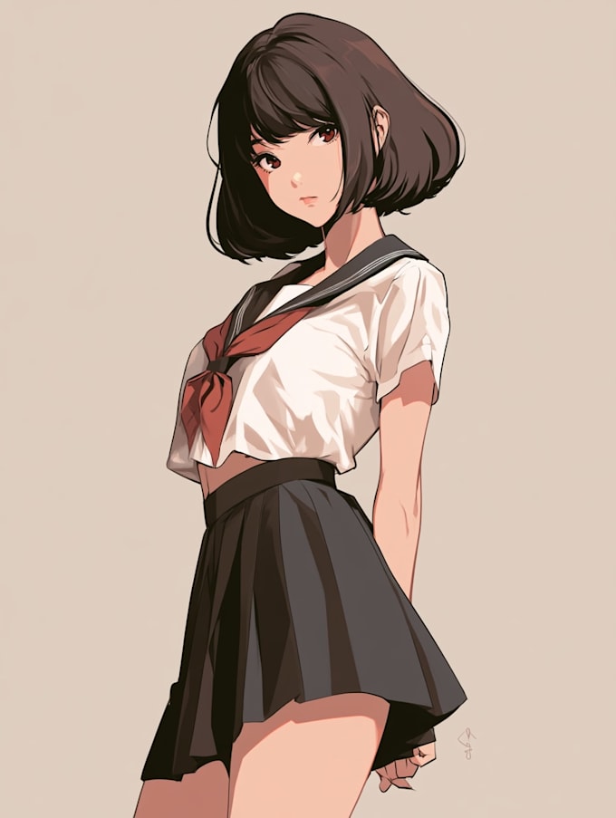 anime manga character illustration