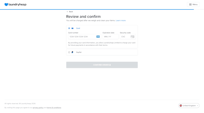 build a full stack web application for your laundry business