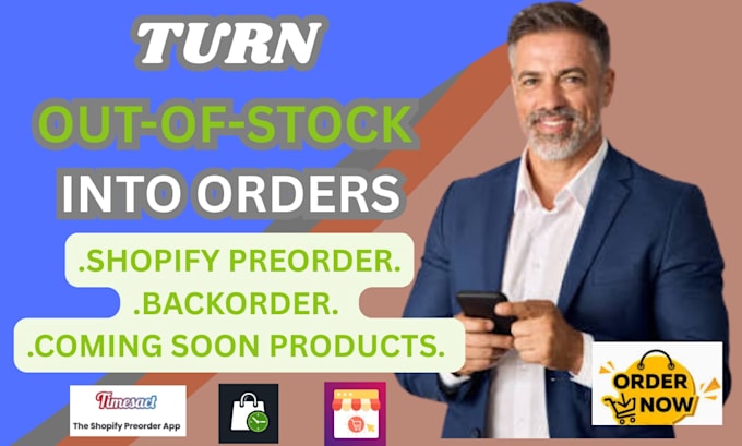 setup shopify pre order, backorder and coming soon products