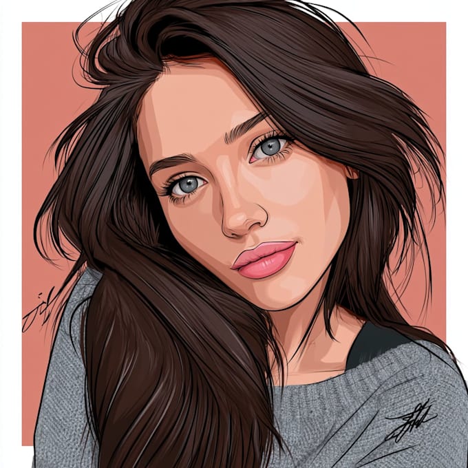 make cartoonist picture portrait comic, cartoon portrait