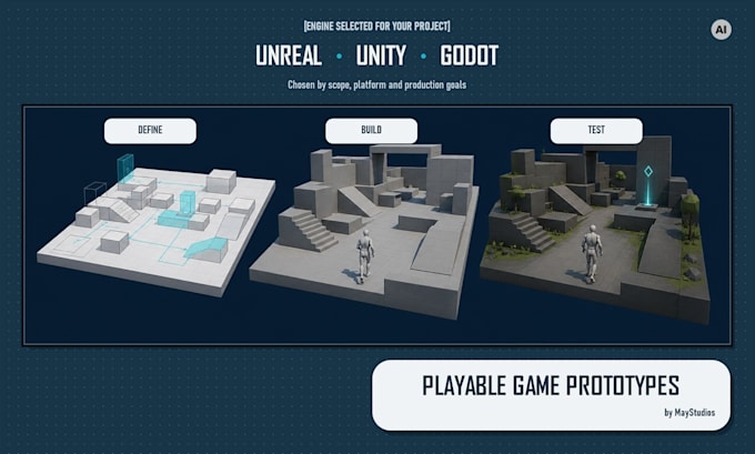 develop your game idea into a polished playable prototype