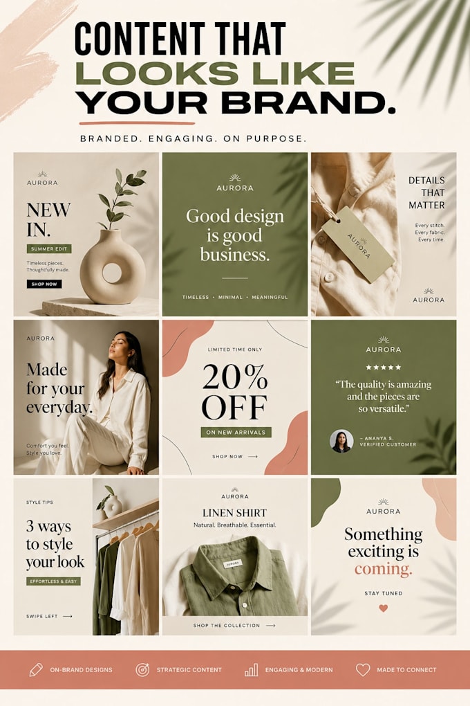 design engaging social media content
