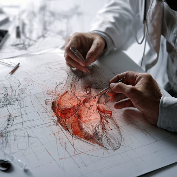draw medical and science illustrations