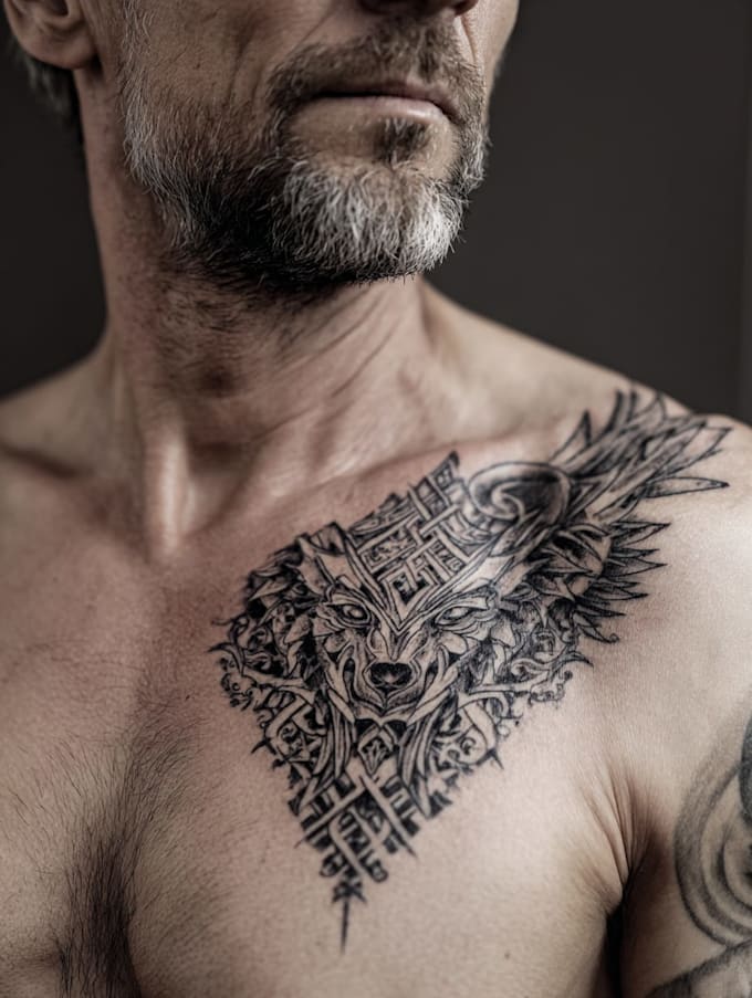 design a modern and minimalist tattoo design