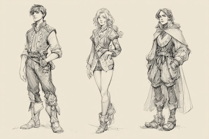 sketch your favorite character